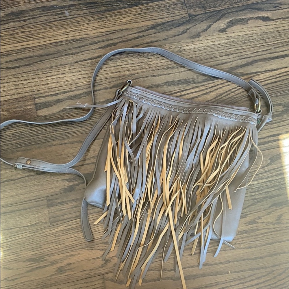 Crown Vintage Fringe Crossbody Purse